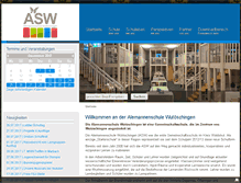 Tablet Screenshot of alemannenschule-wutoeschingen.de